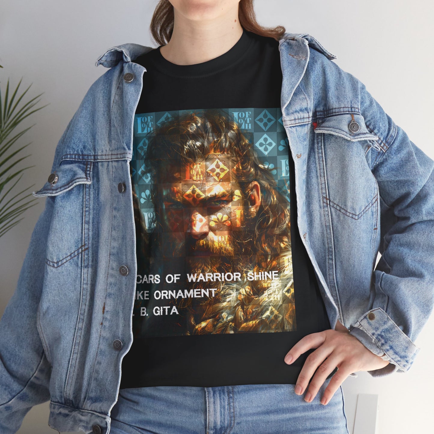 (M) Gita Guerrière Unisex Heavy Cotton Tee