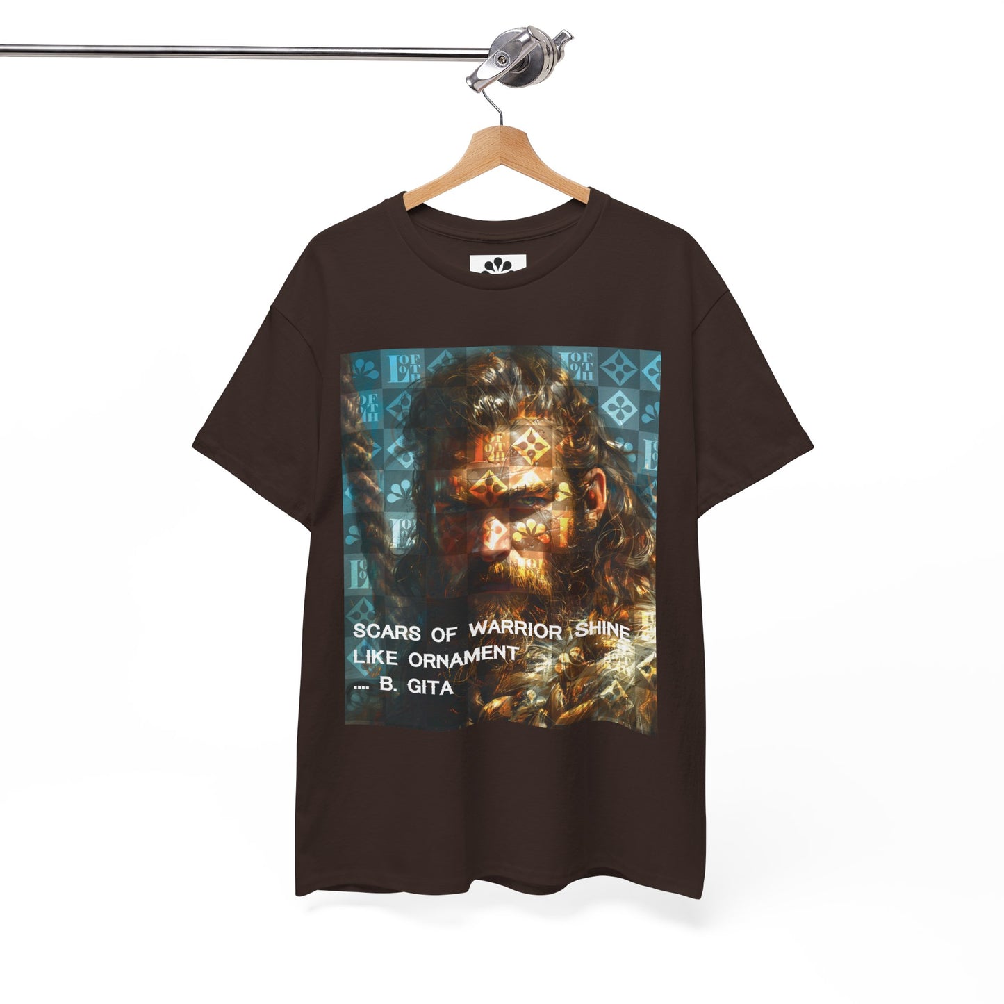 (M) Gita Guerrière Unisex Heavy Cotton Tee