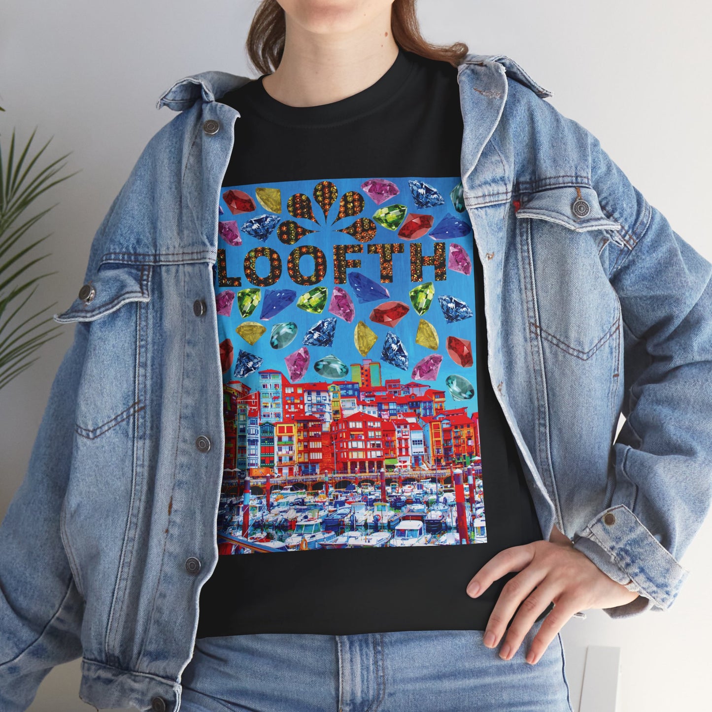 (M) Bijou Céleste Unisex Heavy Cotton Tee