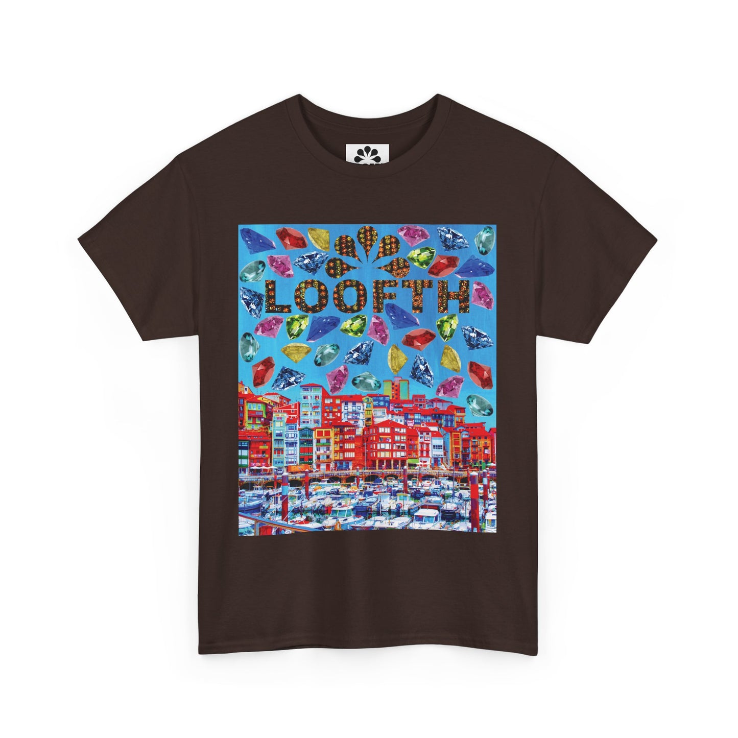 (F) Bijou Céleste Unisex Heavy Cotton Tee