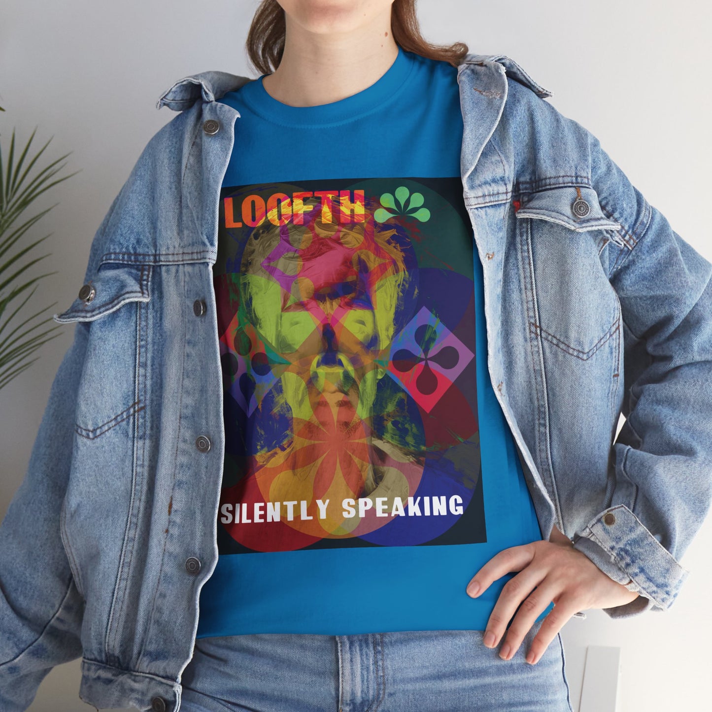 (M) Vibrance Silencieuse Unisex Heavy Cotton Tee