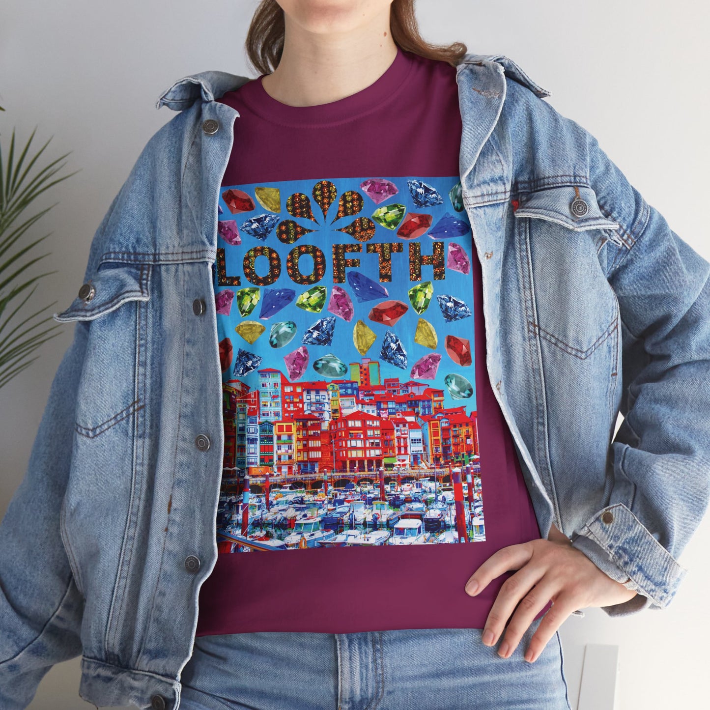 (M) Bijou Céleste Unisex Heavy Cotton Tee