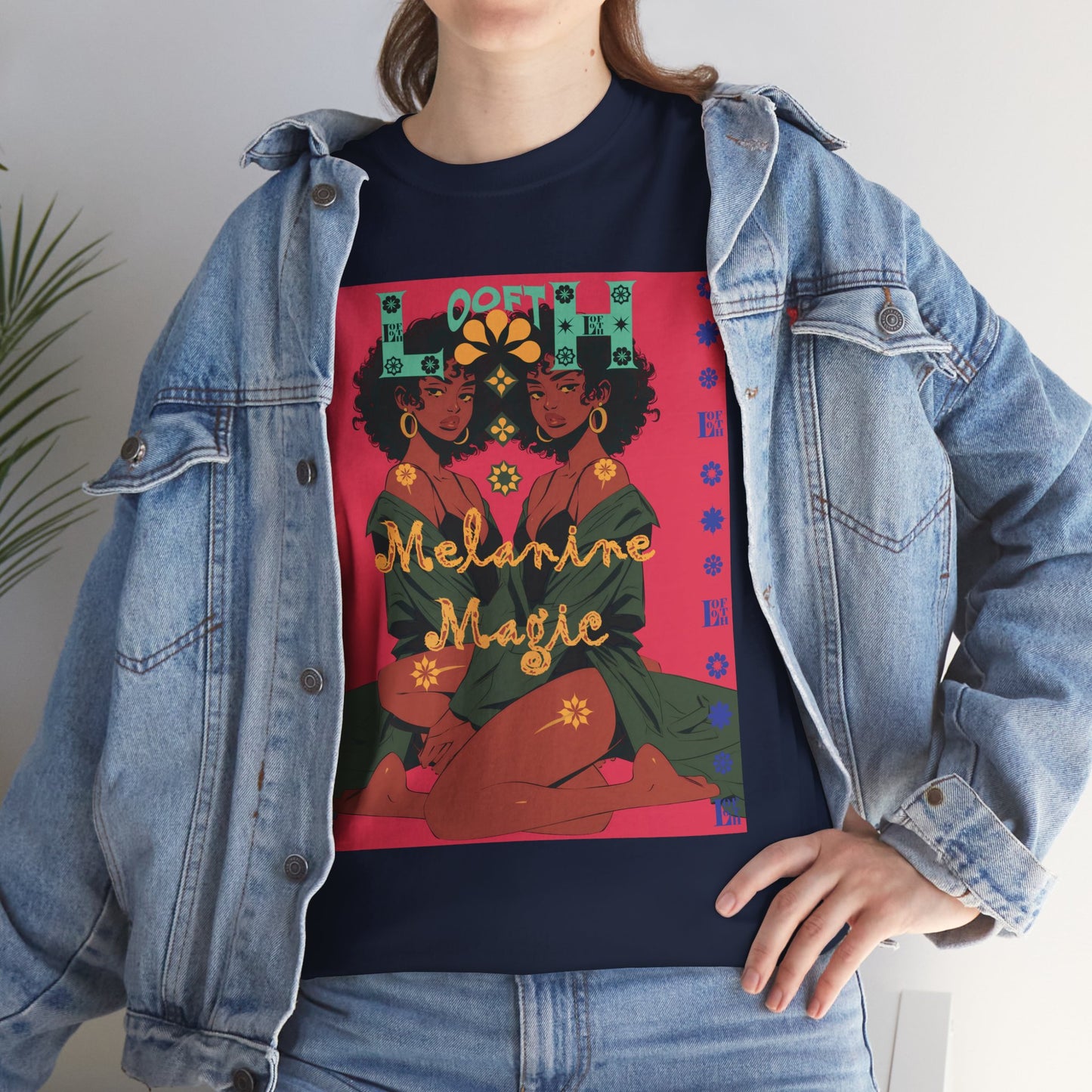 (F) Magie Ébène Unisex Heavy Cotton Tee