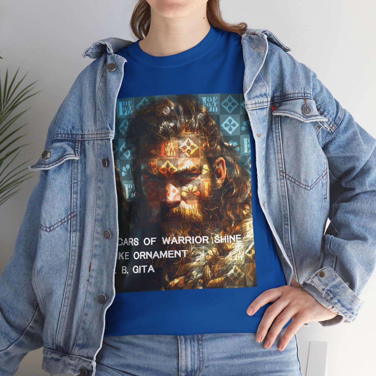 (M) Gita Guerrière Unisex Heavy Cotton Tee