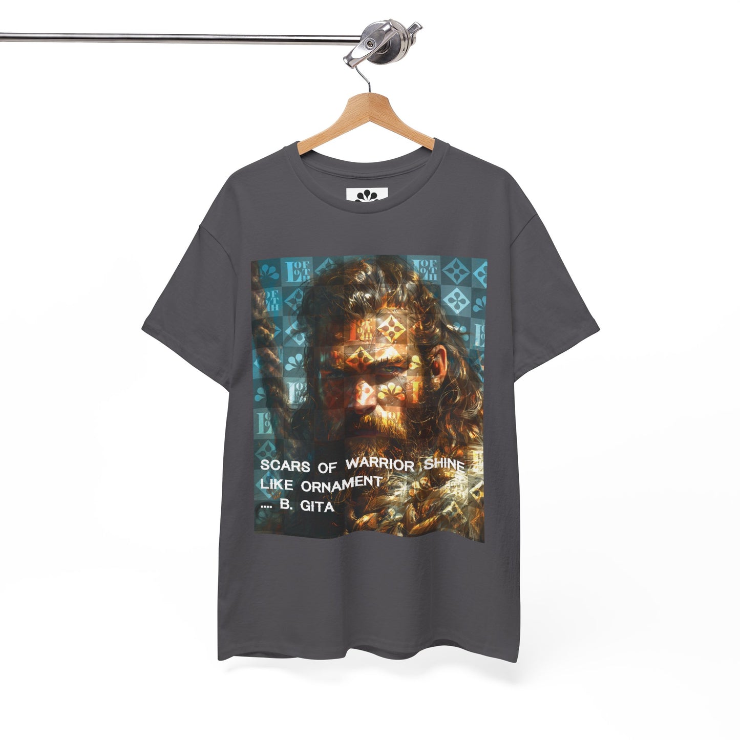 (M) Gita Guerrière Unisex Heavy Cotton Tee