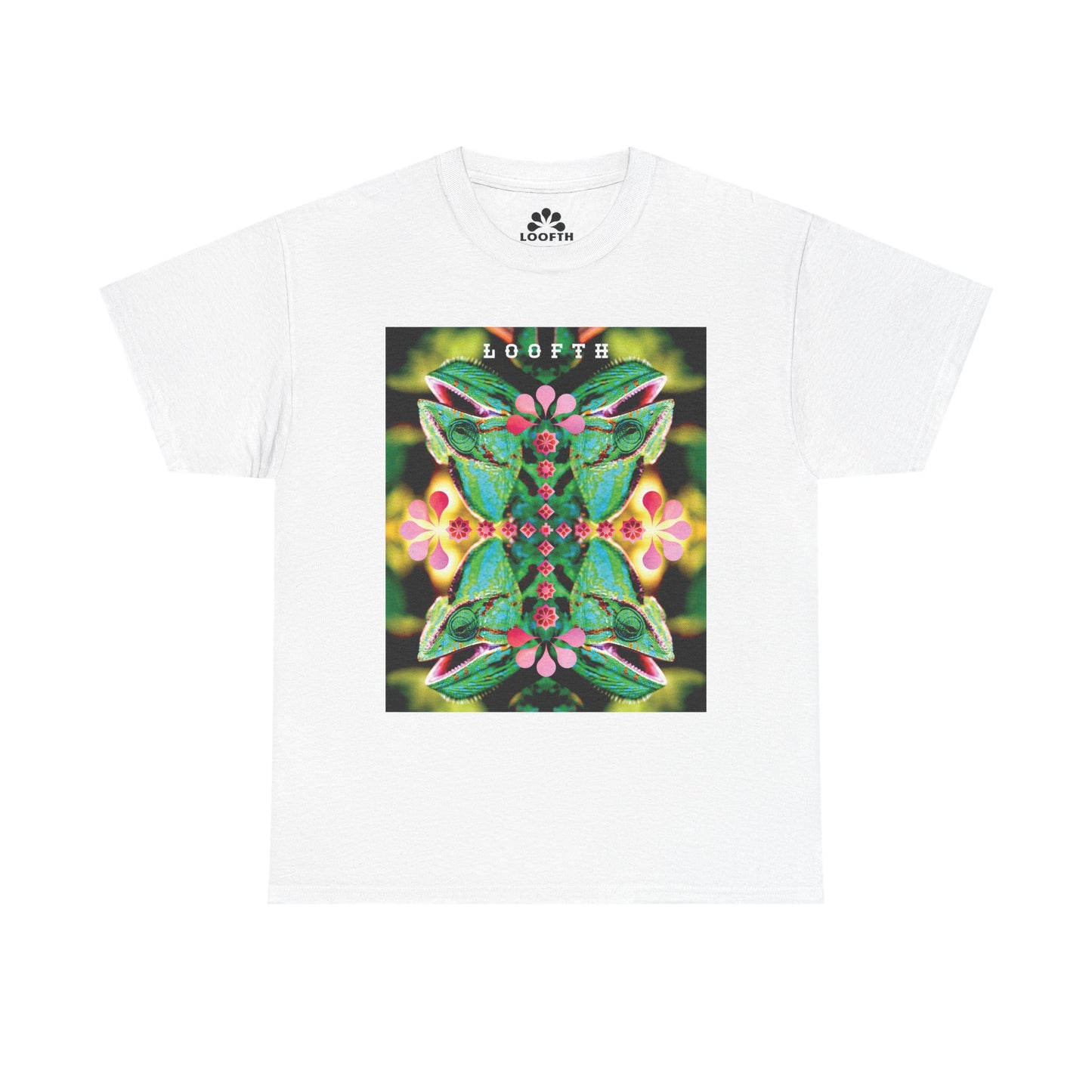 (F) Vert Chameleon Unisex Organic Combed Cotton Medium Fit T-shirt