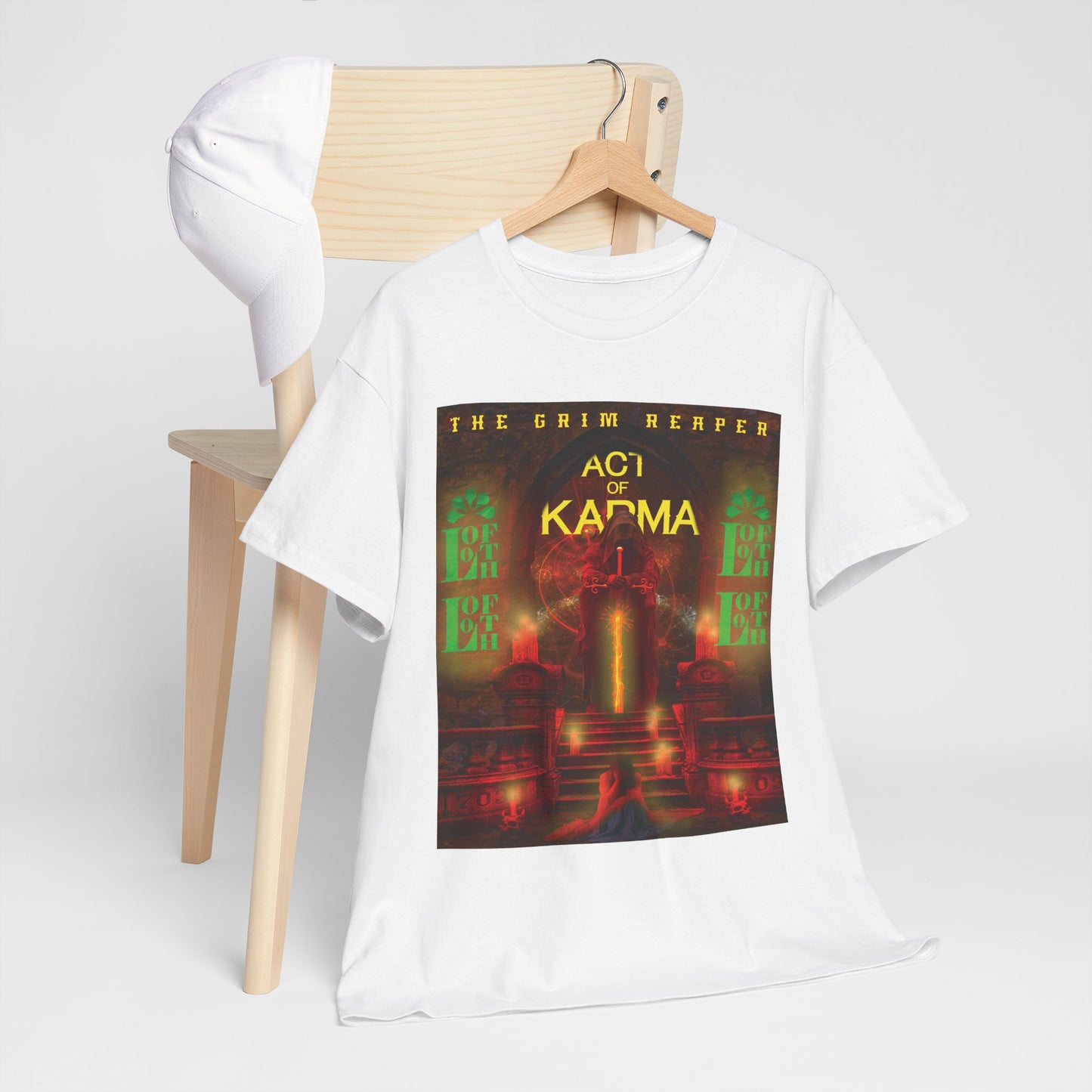 (F) Karma Rouge Heavy Cotton Tee