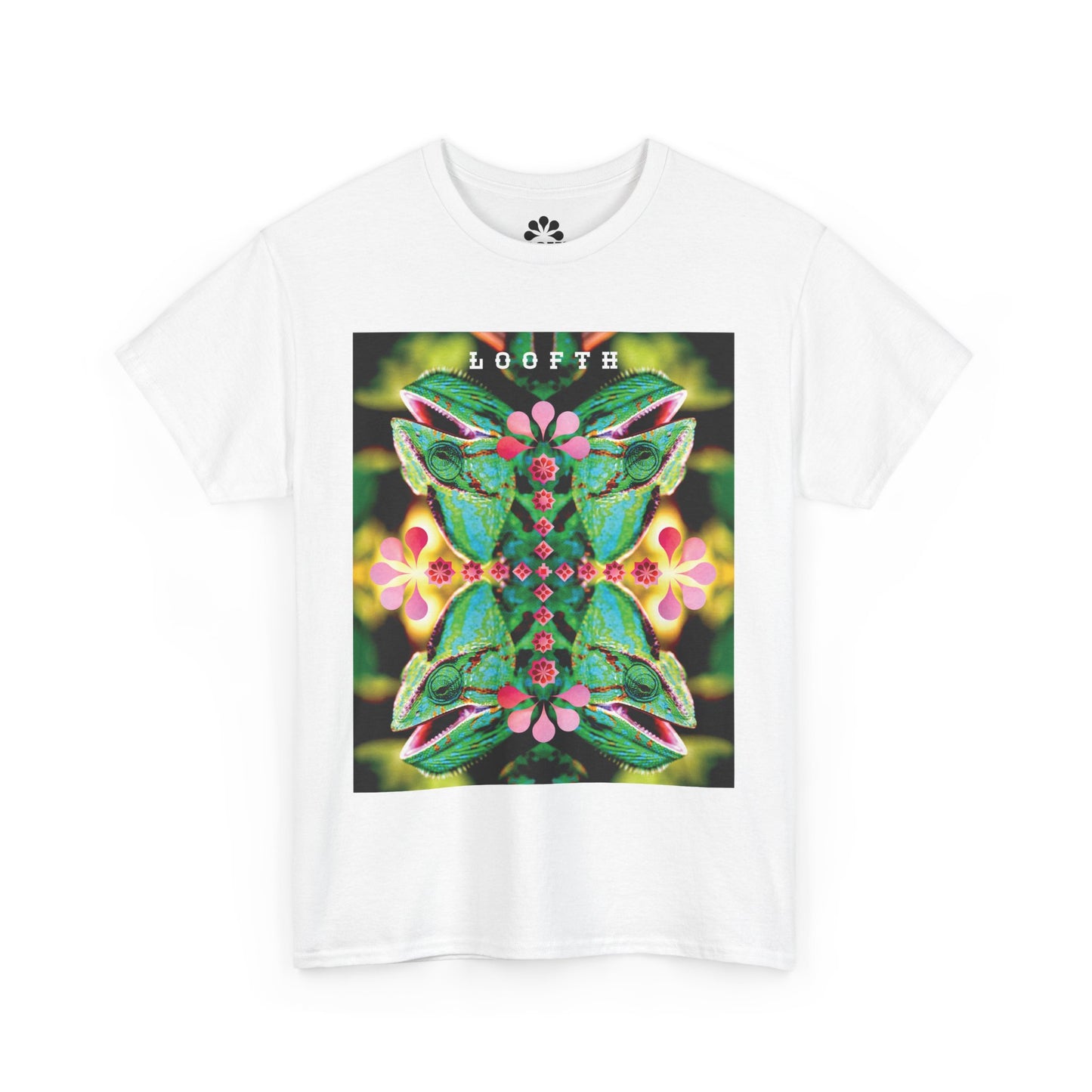(F) Vert Chameleon Unisex Organic Combed Cotton Medium Fit T-shirt