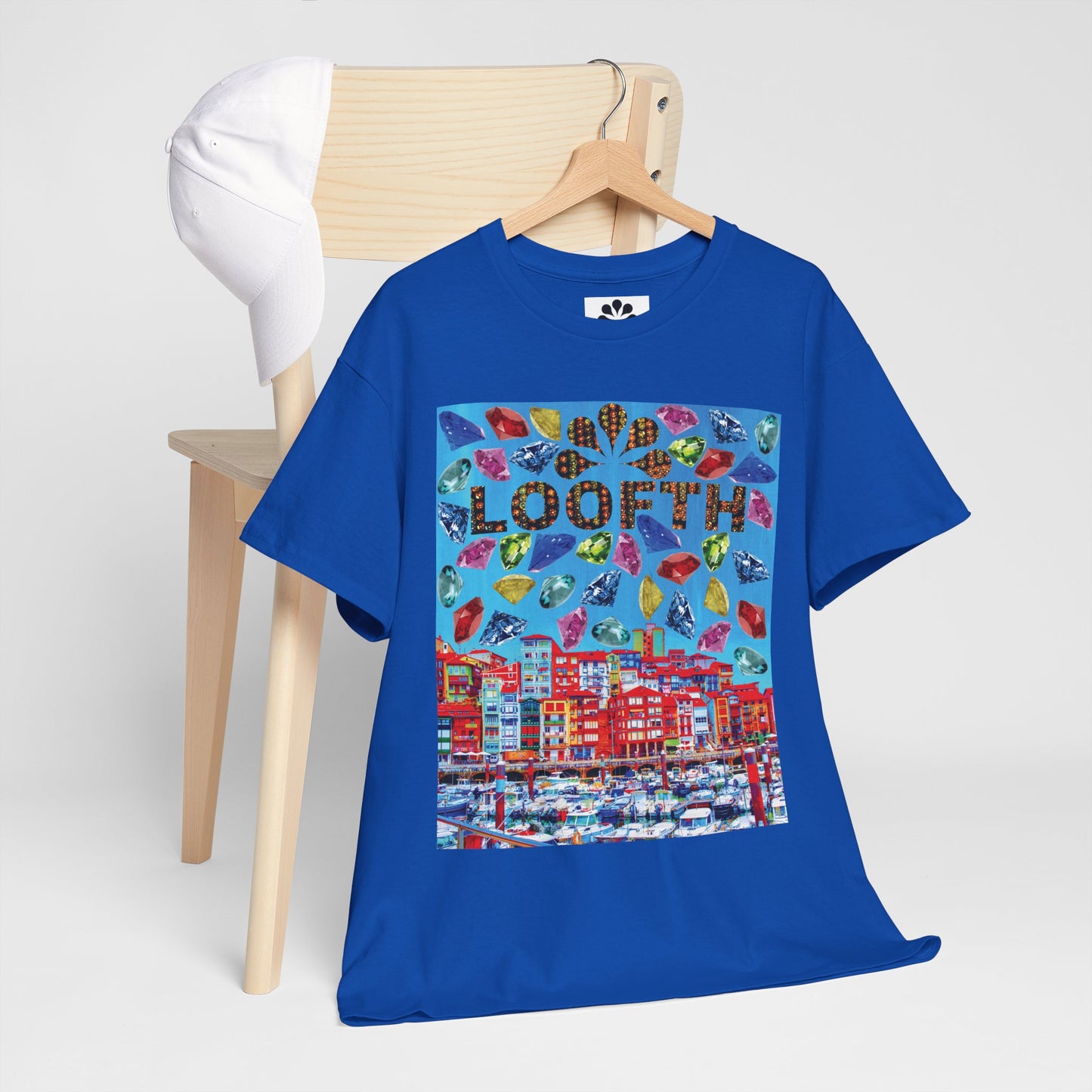 (F) Bijou Céleste Unisex Heavy Cotton Tee