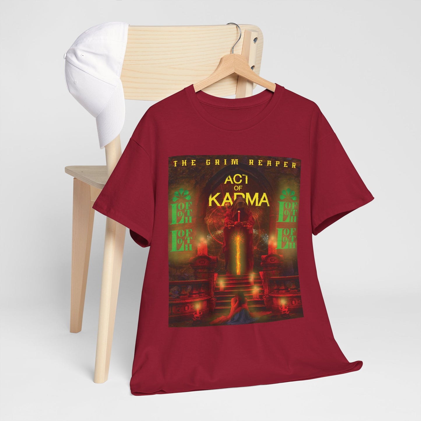 (F) Karma Rouge Heavy Cotton Tee