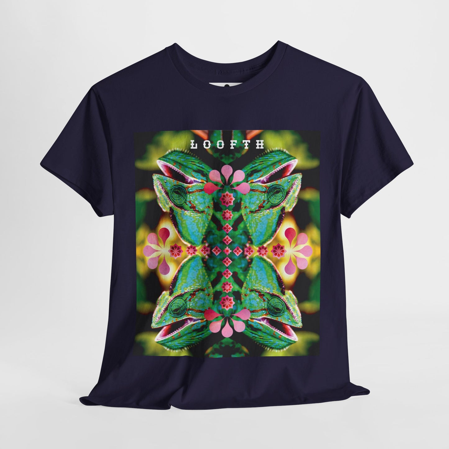(F) Vert Chameleon Unisex Organic Combed Cotton Medium Fit T-shirt