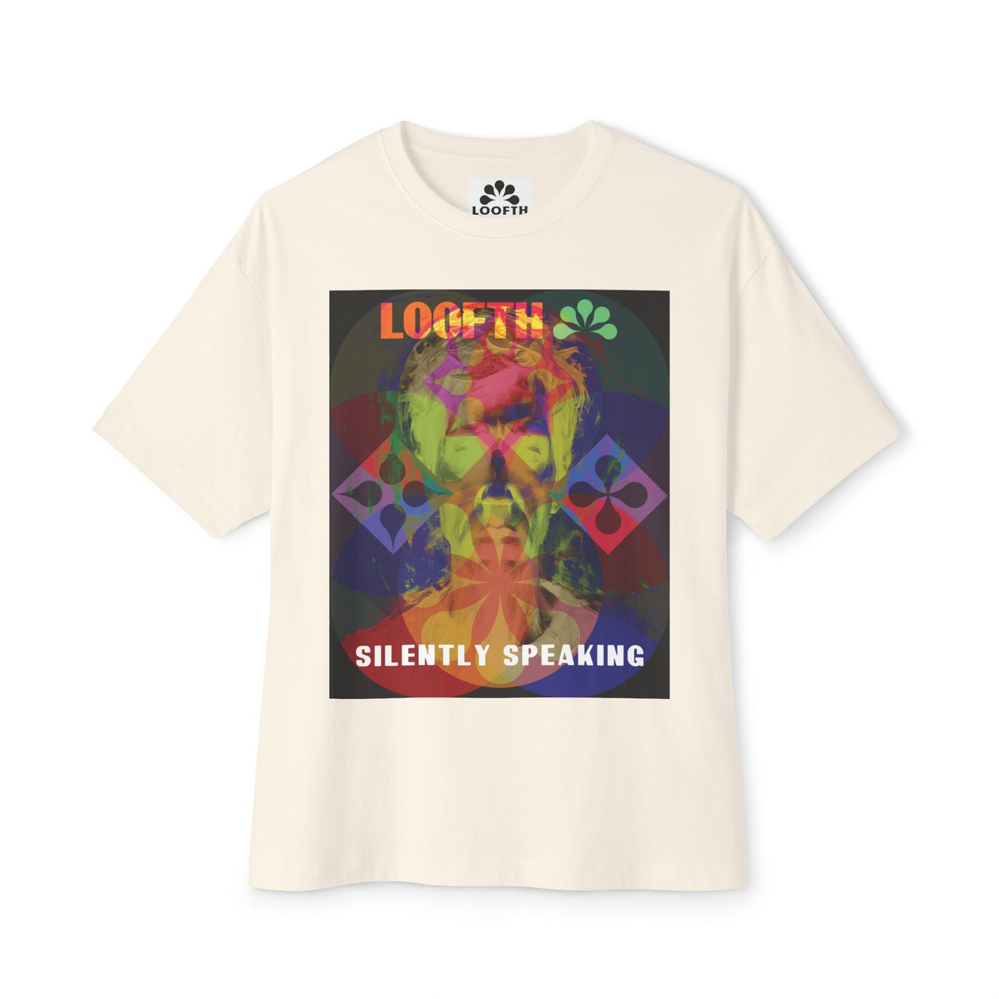 (M) Vibrance Silencieuse Unisex Oversized Tee