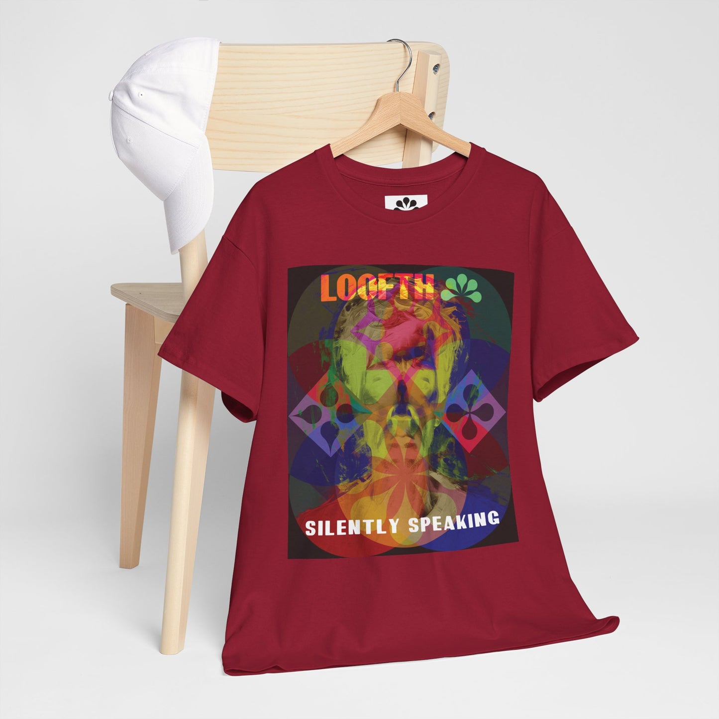 (M) Vibrance Silencieuse Unisex Heavy Cotton Tee