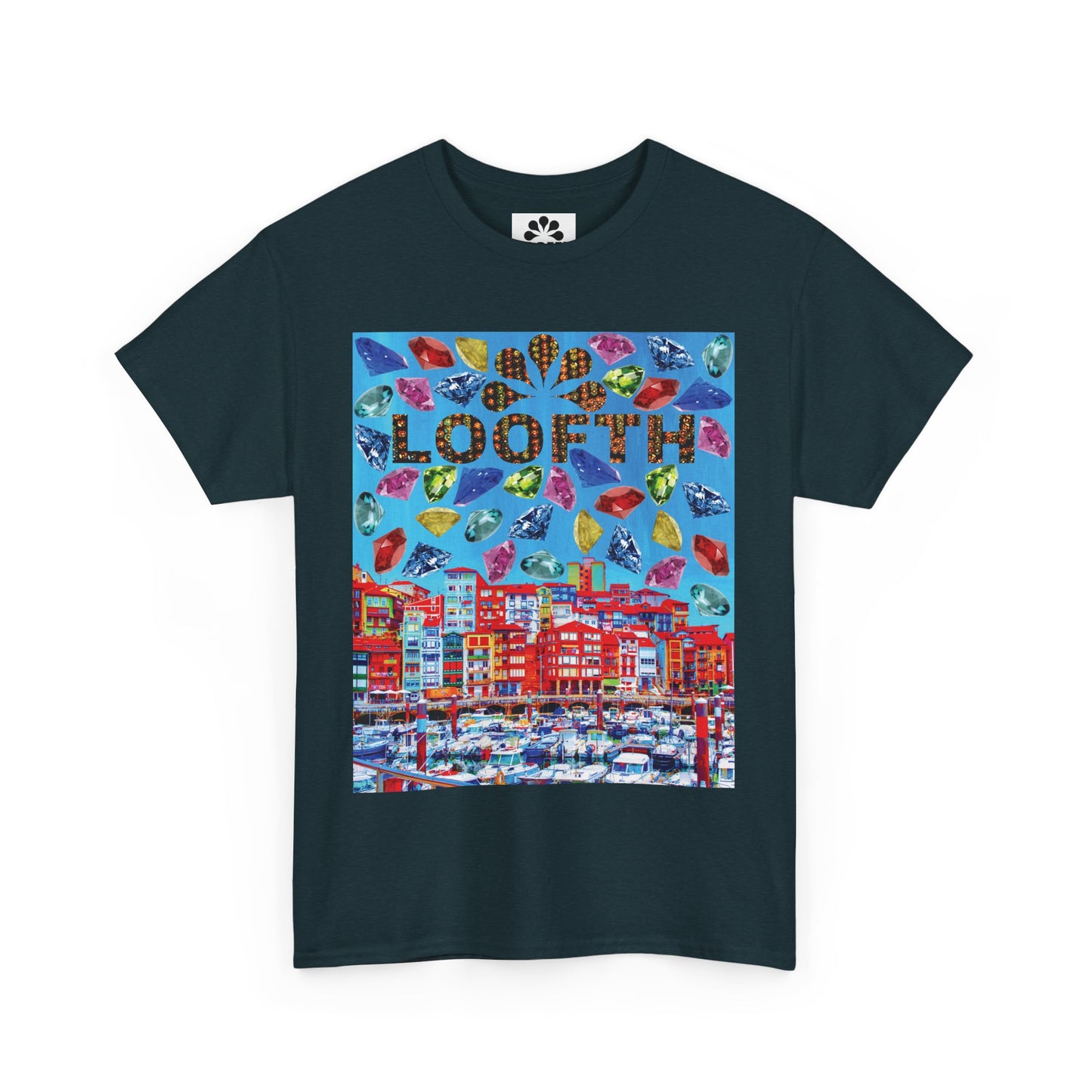 (F) Bijou Céleste Unisex Heavy Cotton Tee