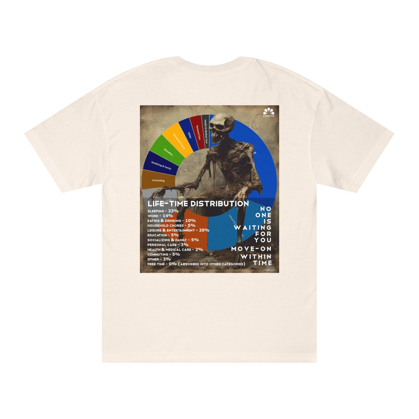 (F) Crâne Vivace Unisex Organic Combed Cotton Medium Fit T-shirt