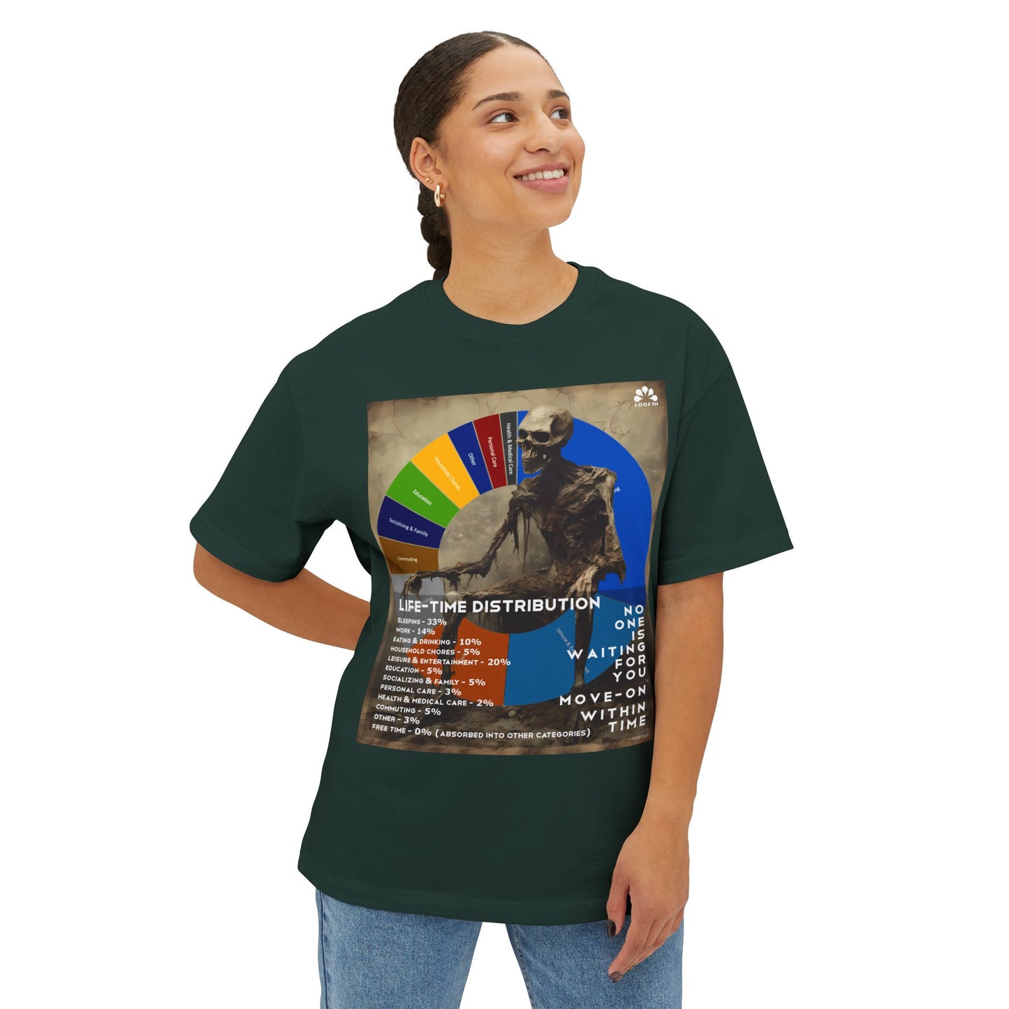 (F) Crâne Vivace Unisex Oversized Boxy Tee