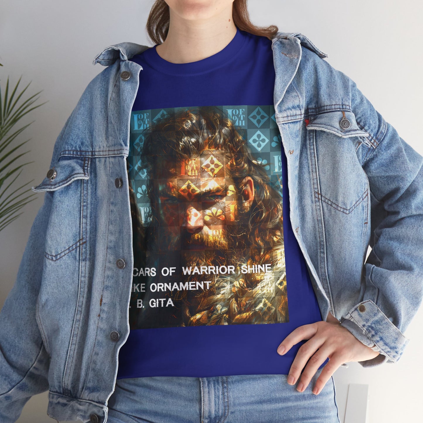 (M) Gita Guerrière Unisex Heavy Cotton Tee