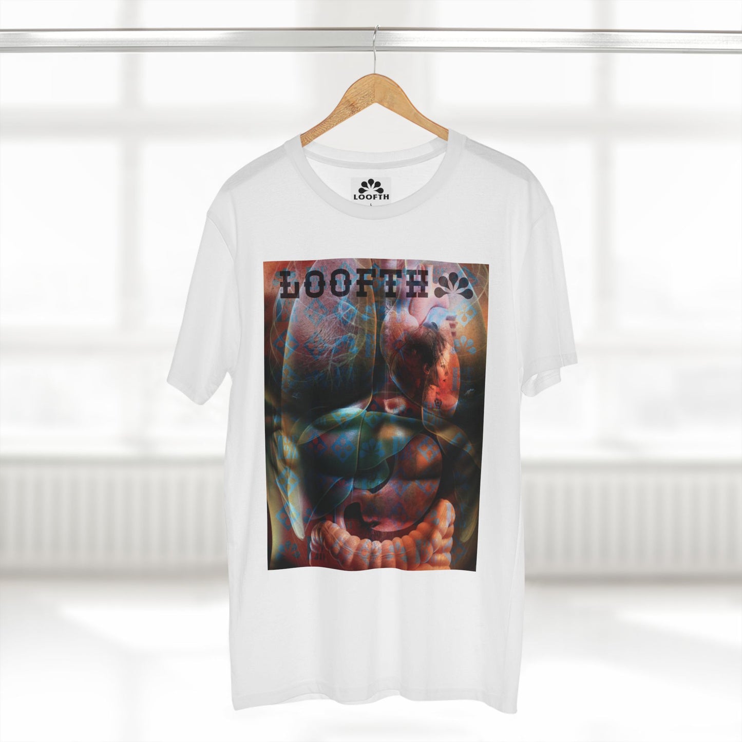 (M) Édifice Lumière Adult Staple Tee