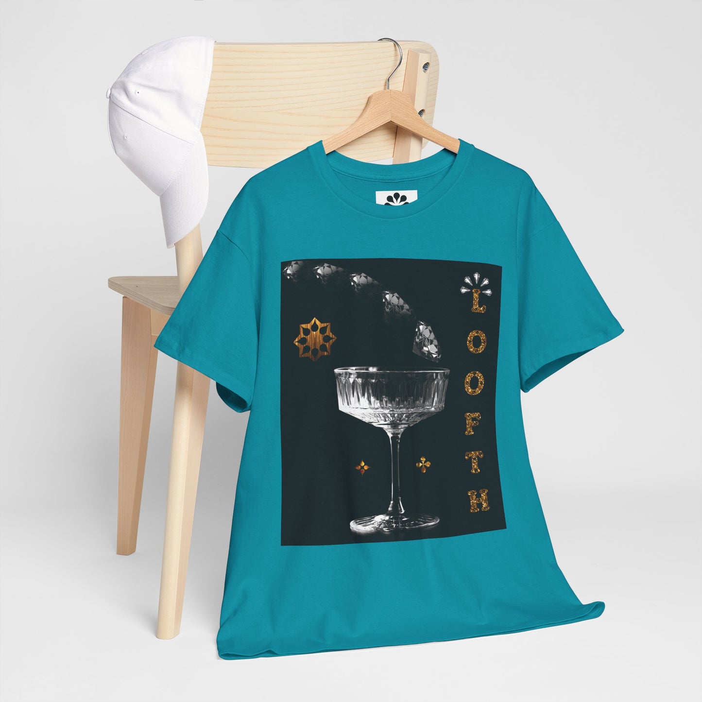 (M) Cristal Noir Unisex Heavy Cotton Tee