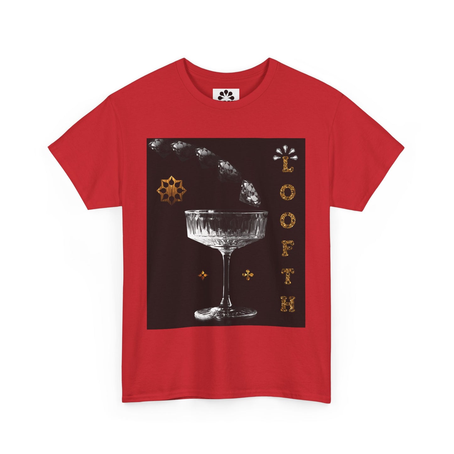 (M) Cristal Noir Unisex Heavy Cotton Tee