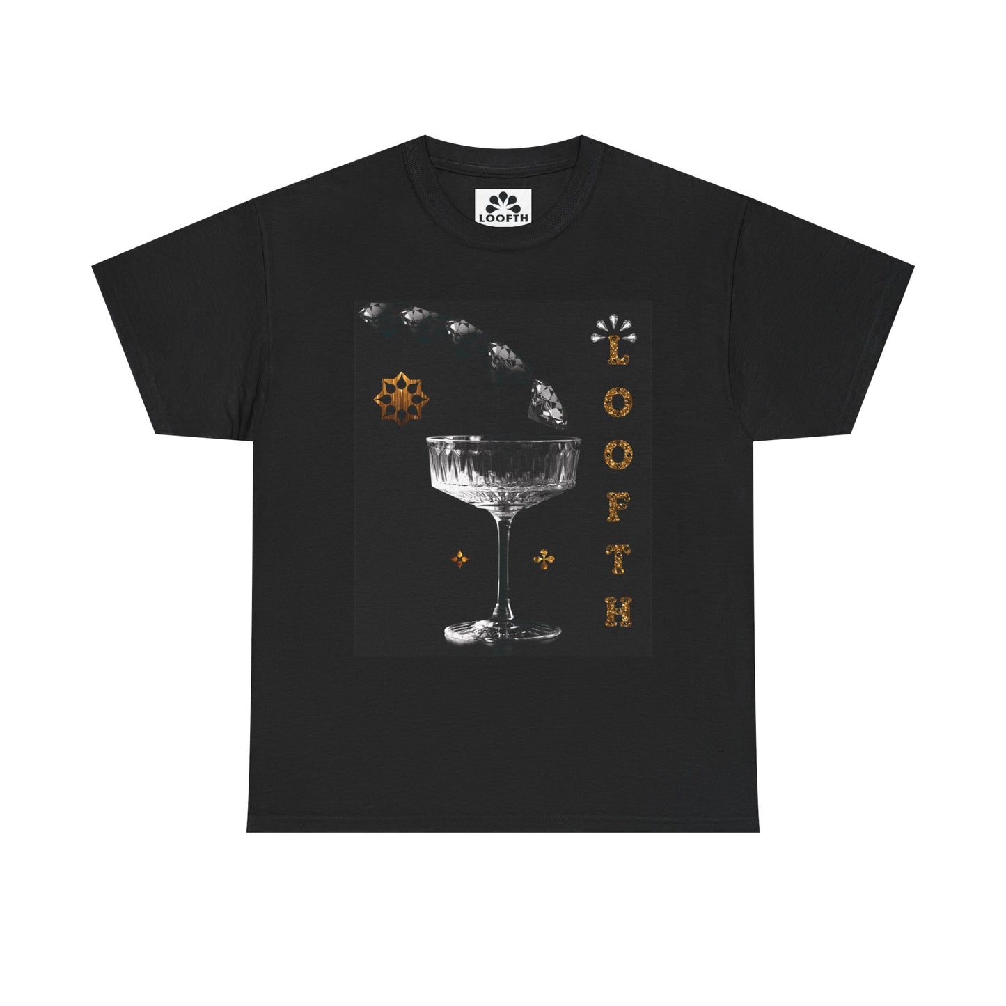 (M) Cristal Noir Unisex Heavy Cotton Tee