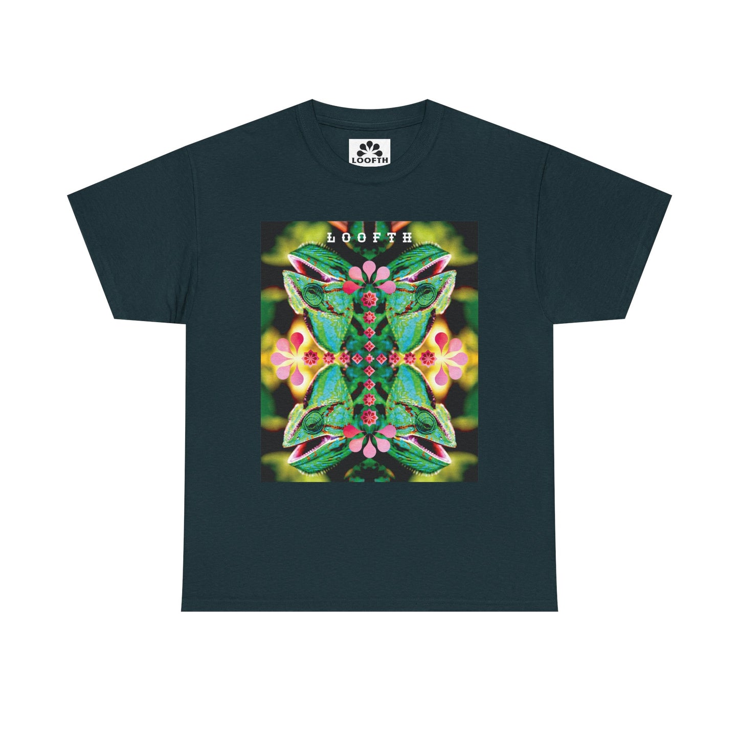 (F) Vert Chameleon Unisex Organic Combed Cotton Medium Fit T-shirt