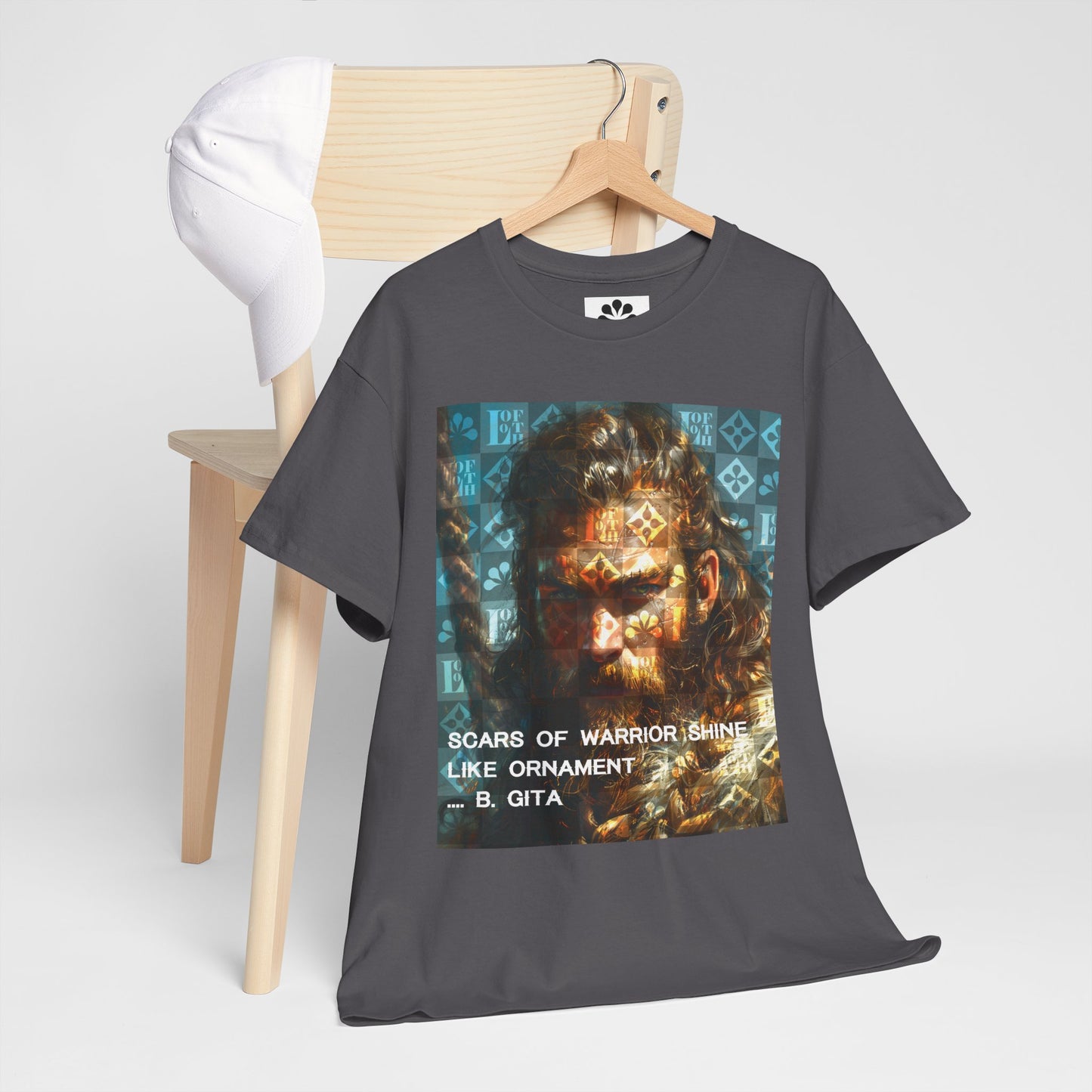 (M) Gita Guerrière Unisex Heavy Cotton Tee