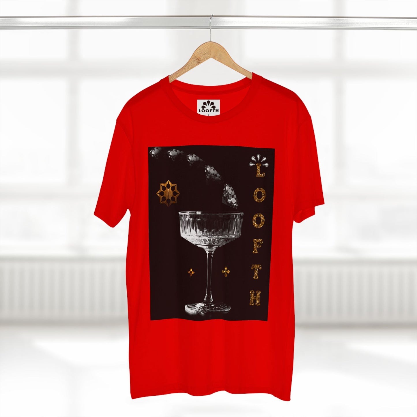 (M) Cristal Noir Adult Staple T-Shirt