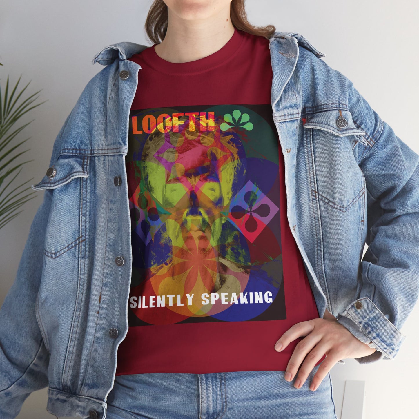 (M) Vibrance Silencieuse Unisex Heavy Cotton Tee