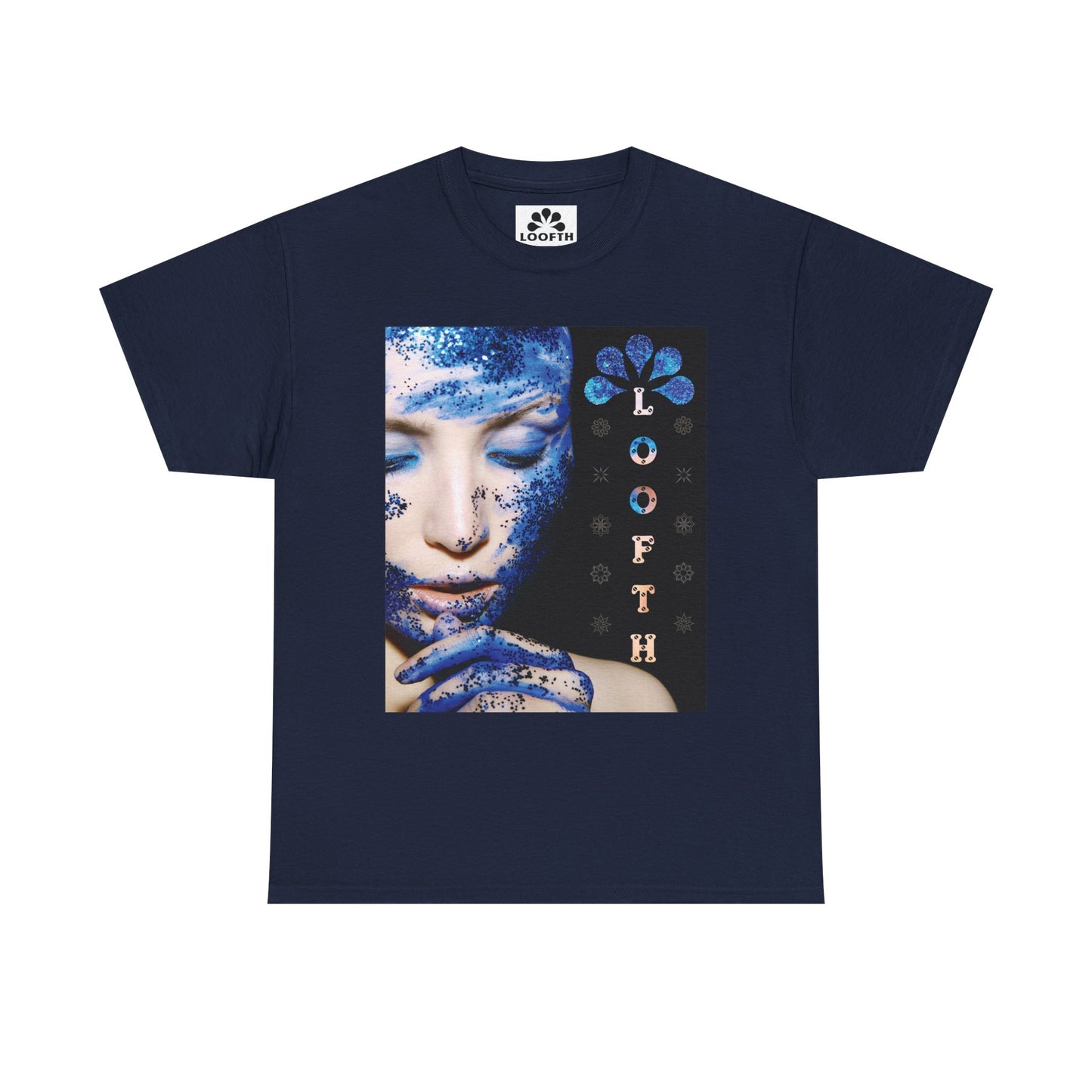 (F) Éclat Bleu Unisex Heavy Cotton Tee