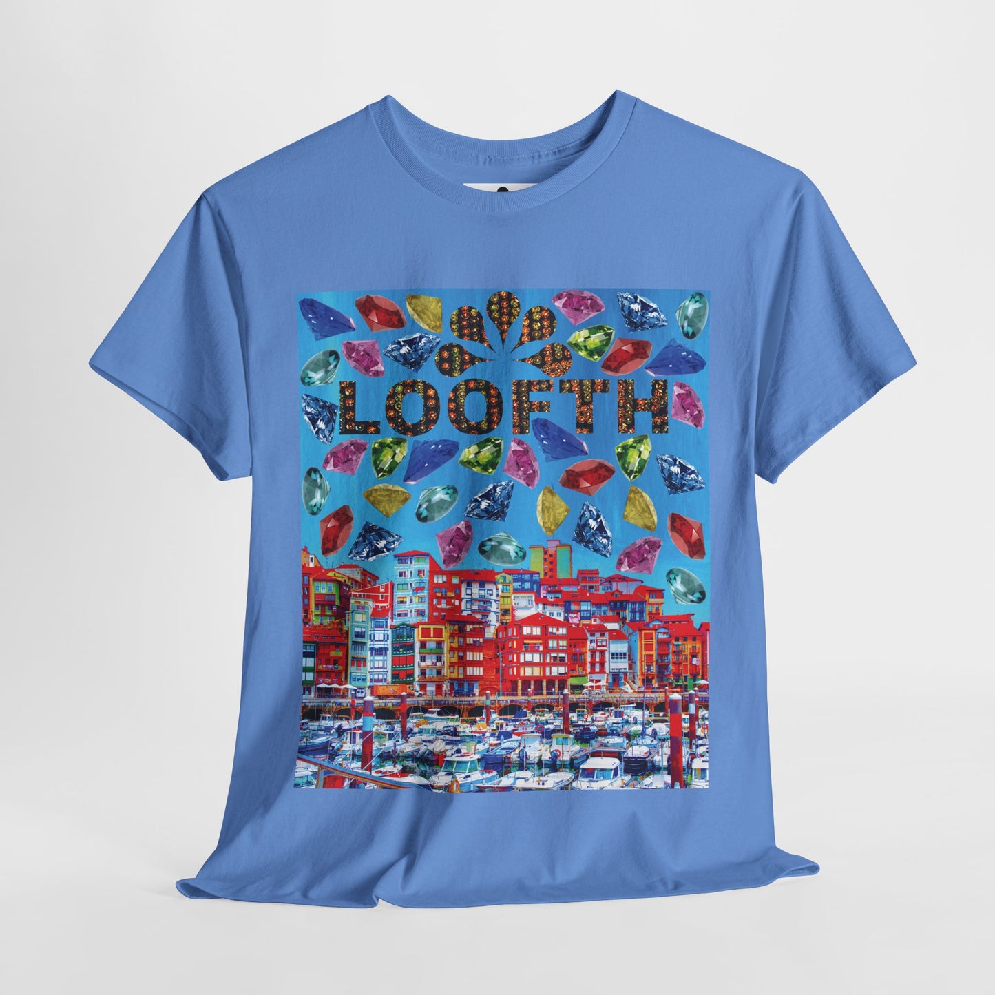 (F) Bijou Céleste Unisex Heavy Cotton Tee