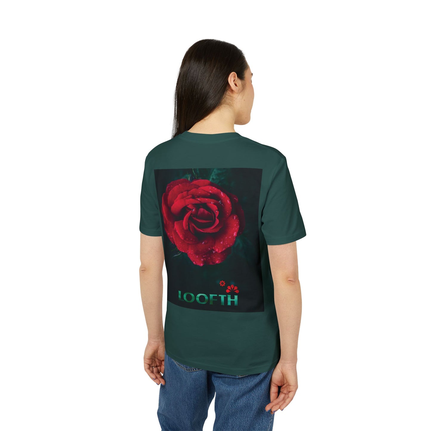 (F) Rosé de Mystique Unisex Organic Combed Cotton Medium Fit T-shirt