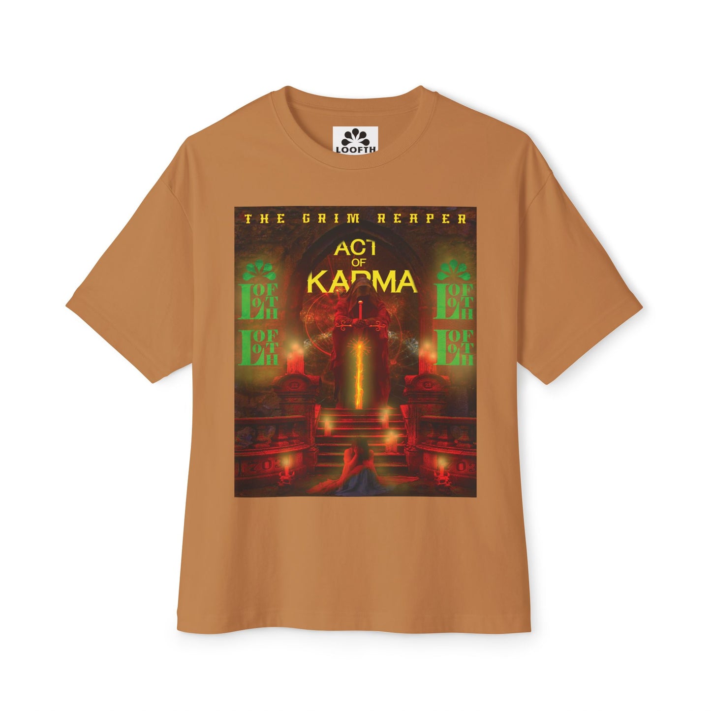 (M) Karma Rouge Unisex Oversized Boxy Tee
