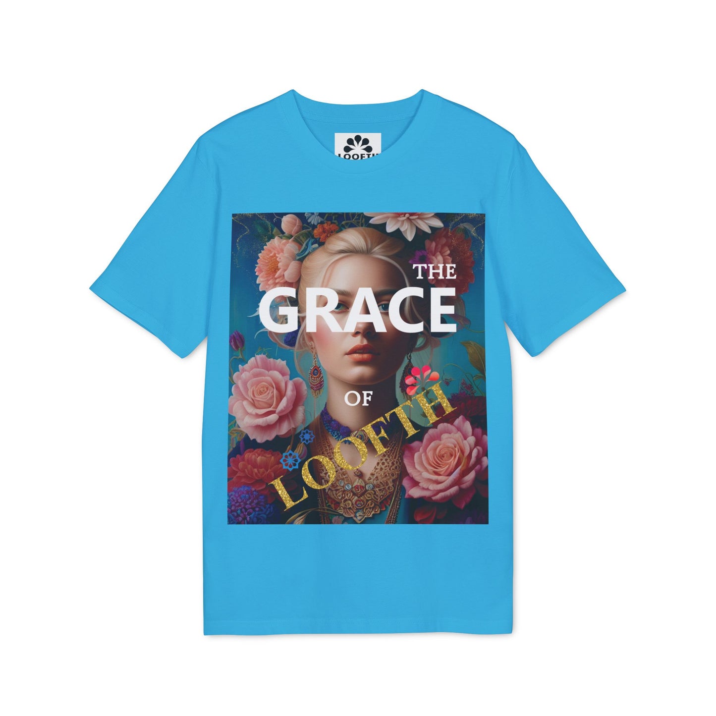 (F) Fleur de Grâce Unisex Organic Combed Cotton Medium Fit T-shirt