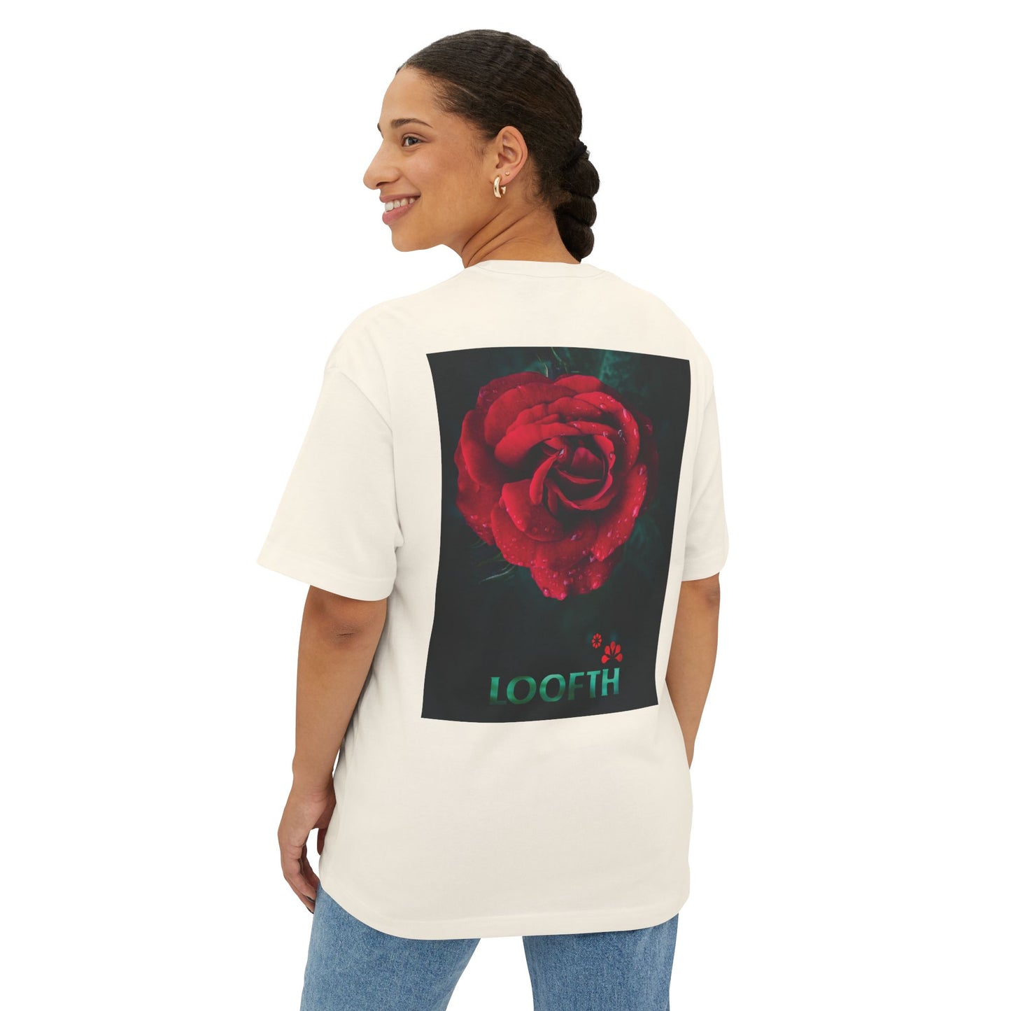 (F) Rosé de Mystique Unisex Oversized Boxy Tee