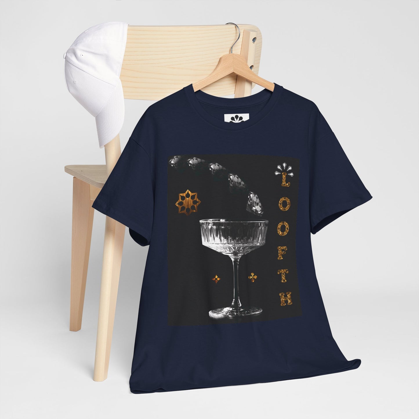 (M) Cristal Noir Unisex Heavy Cotton Tee