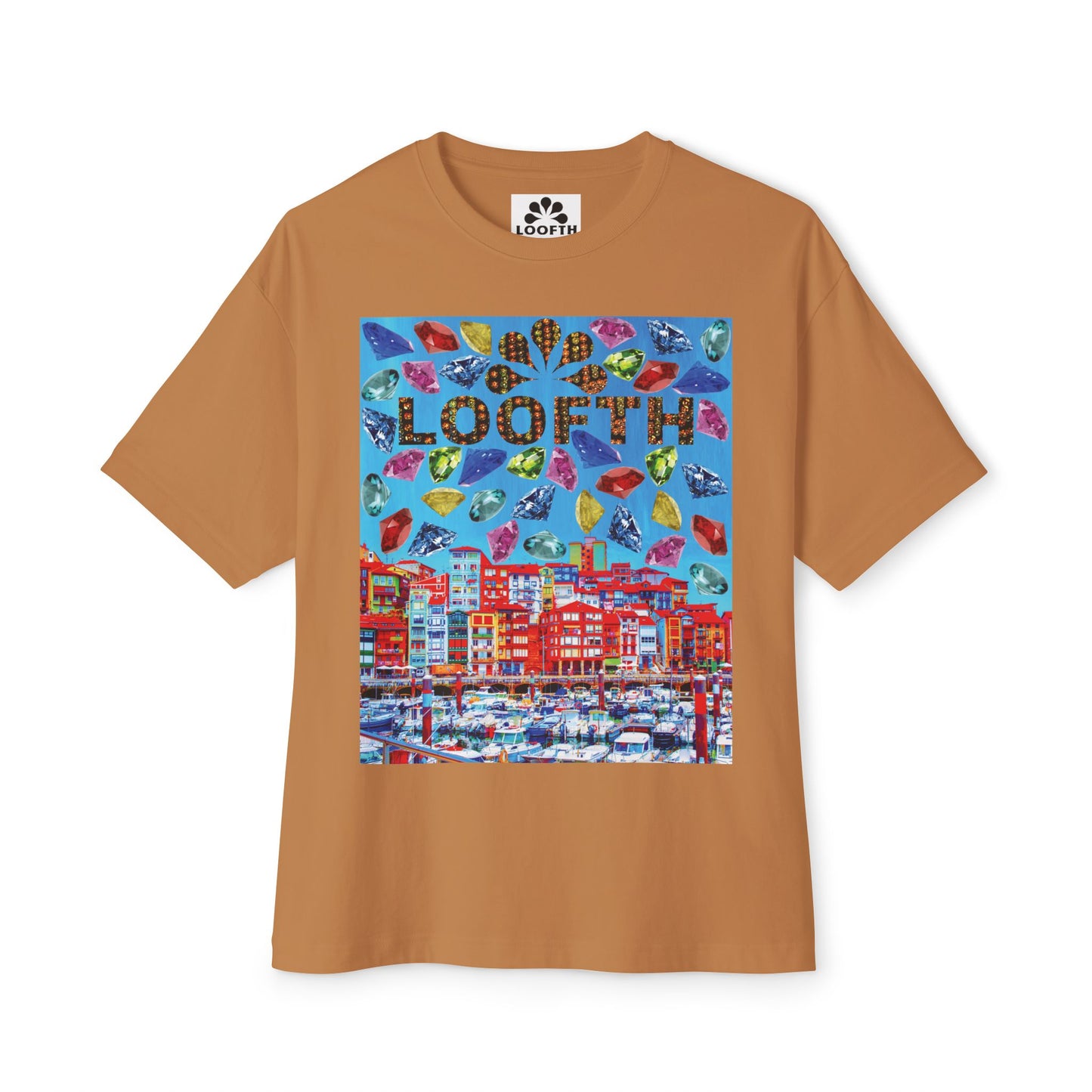 (M) Bijou Céleste Unisex Oversized Boxy Tee