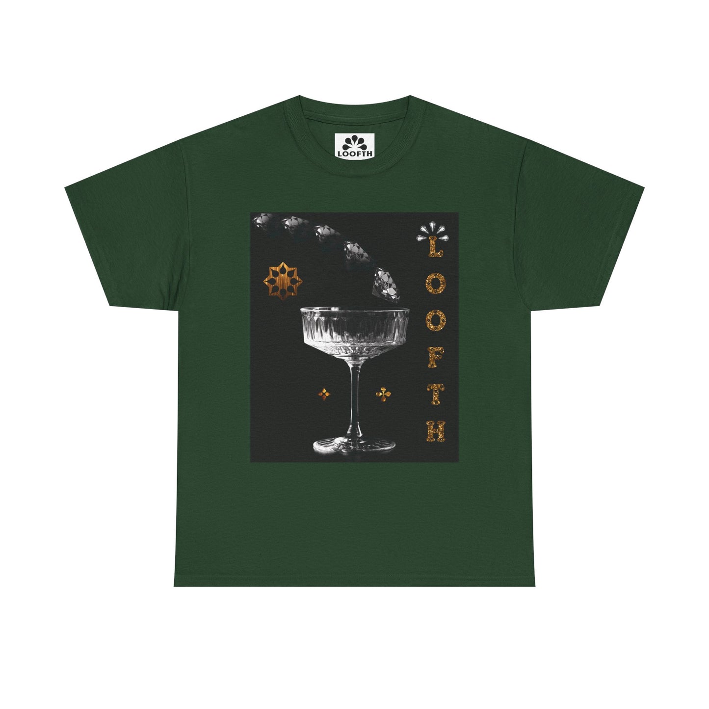 (M) Cristal Noir Unisex Heavy Cotton Tee