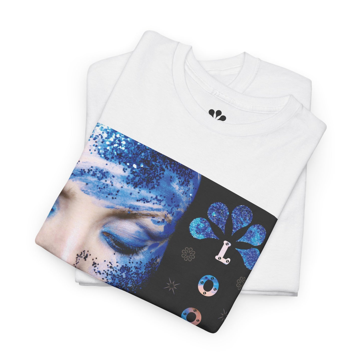 (F) Éclat Bleu Unisex Heavy Cotton Tee