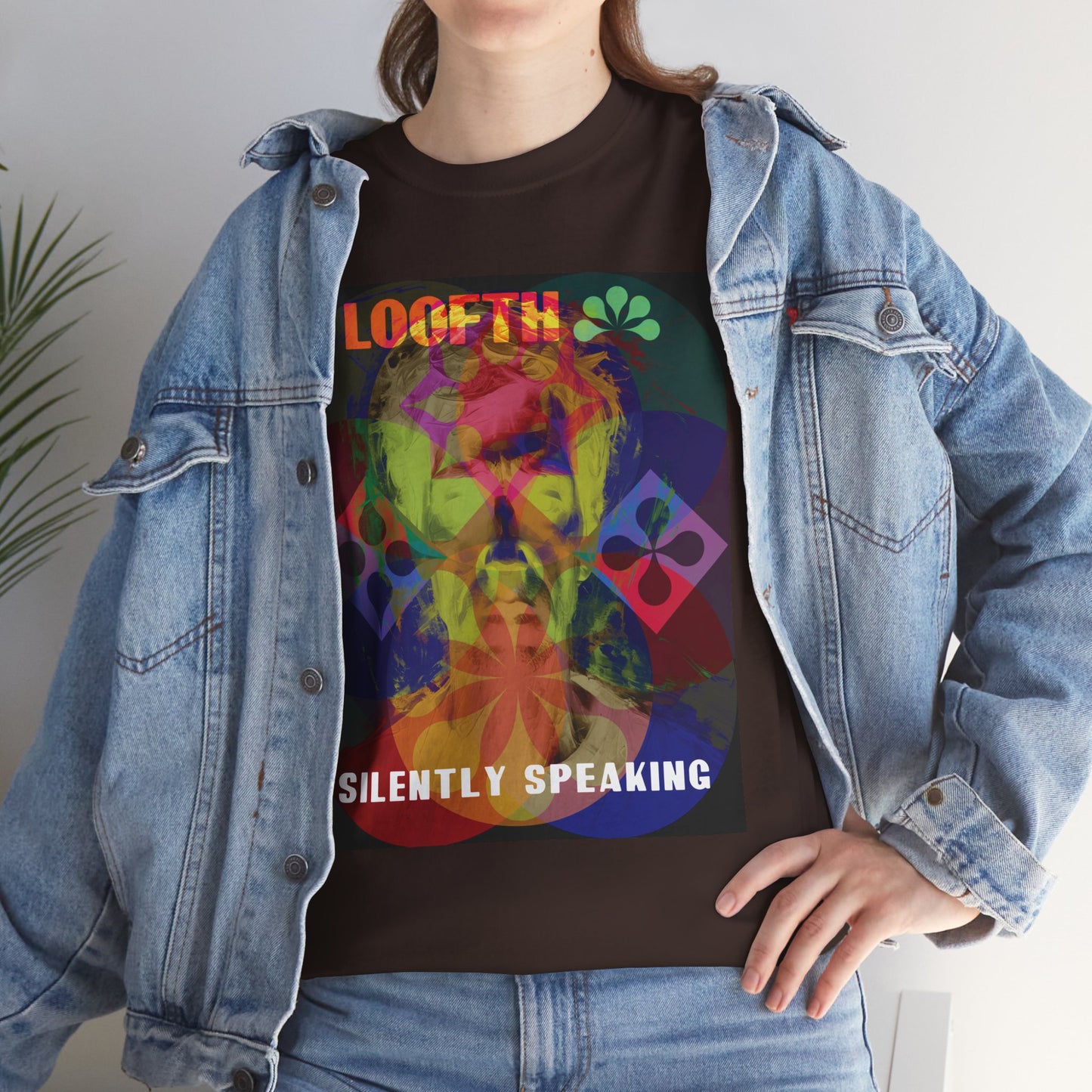 (M) Vibrance Silencieuse Unisex Heavy Cotton Tee