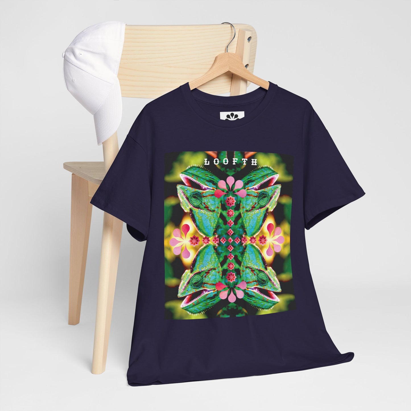 (F) Vert Chameleon Unisex Organic Combed Cotton Medium Fit T-shirt