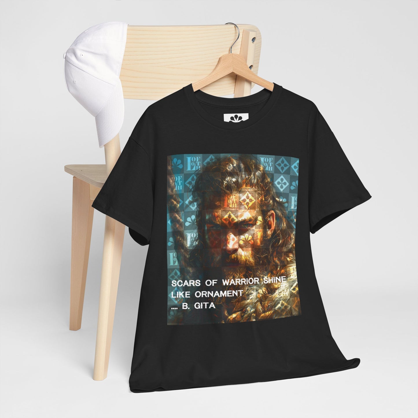 (M) Gita Guerrière Unisex Heavy Cotton Tee
