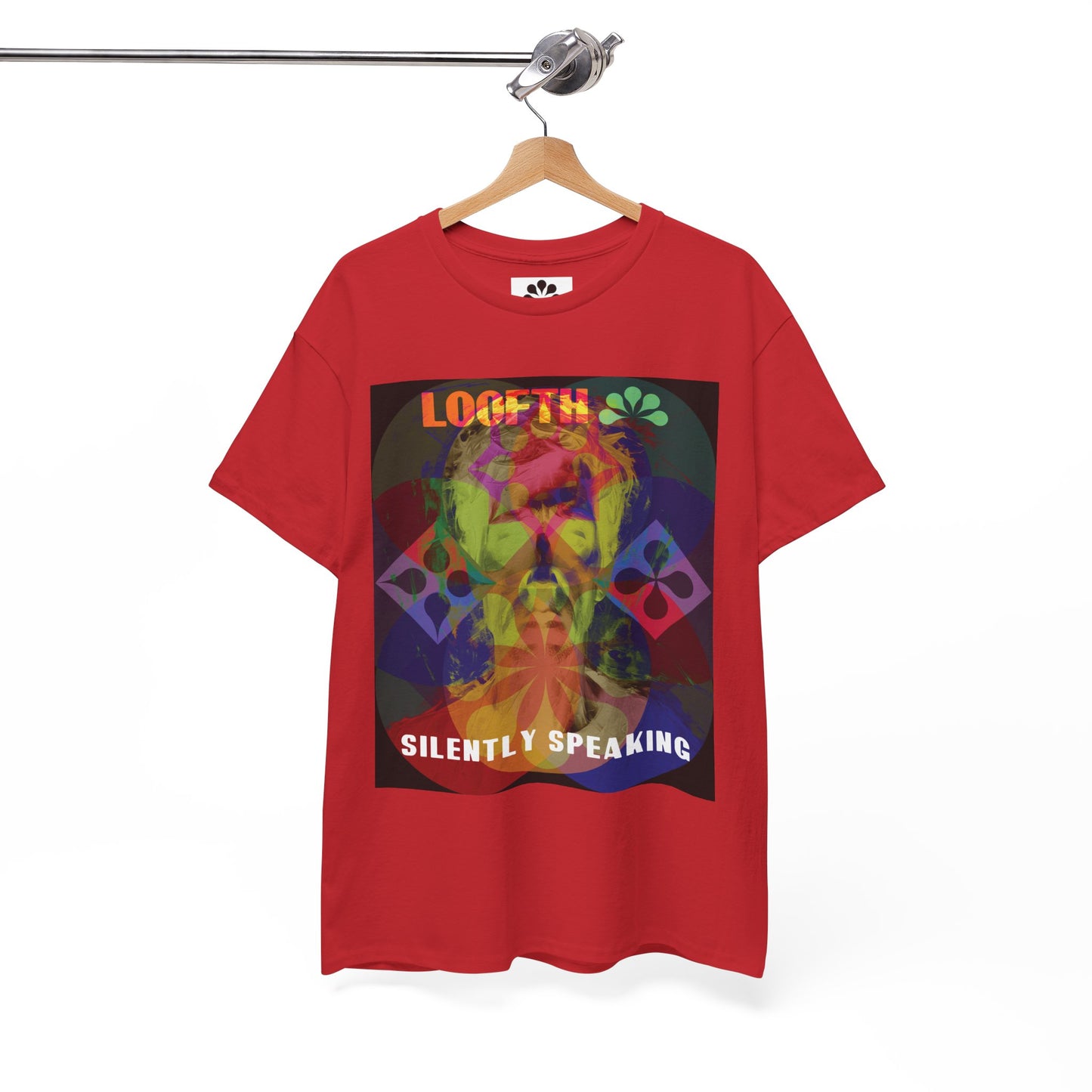 (M) Vibrance Silencieuse Unisex Heavy Cotton Tee