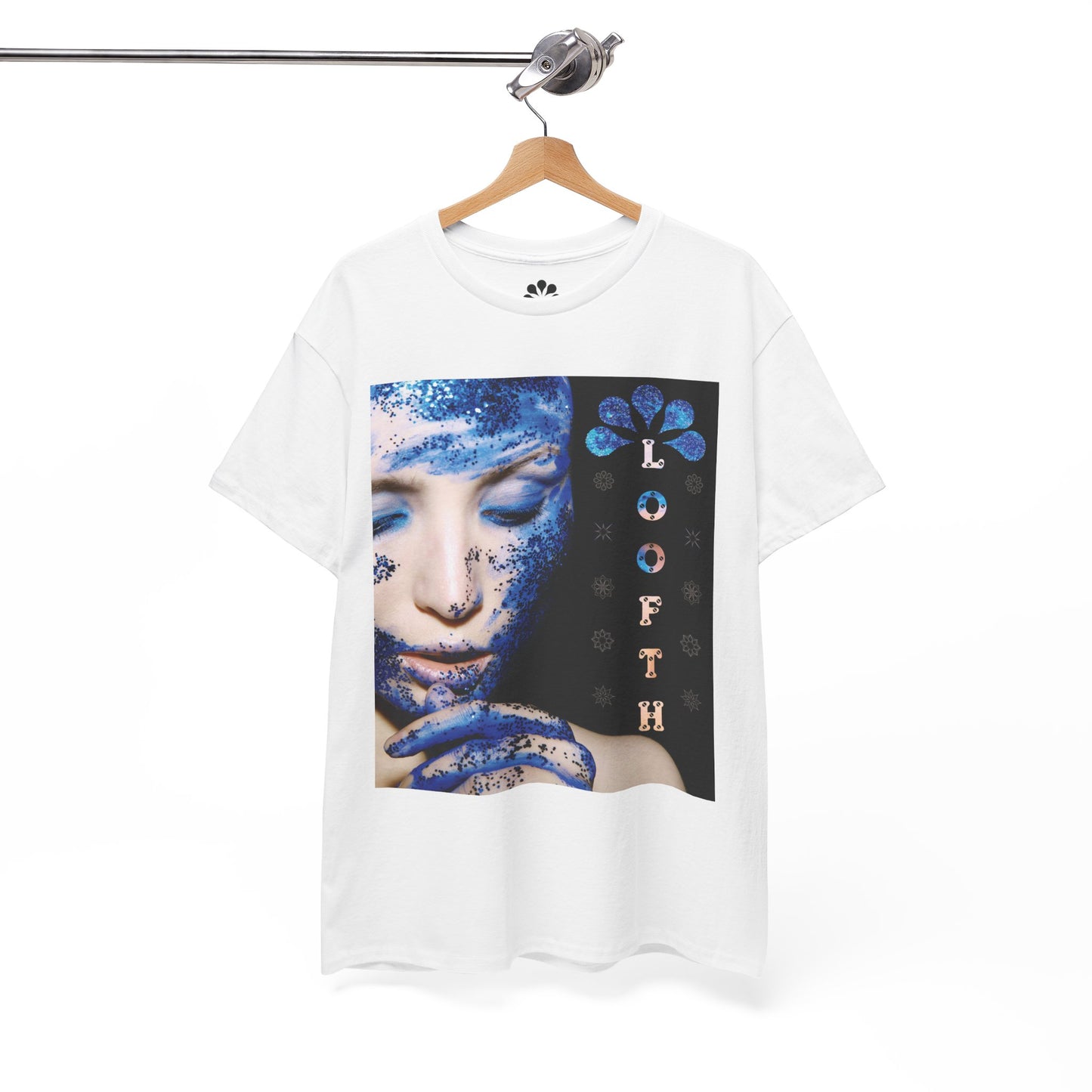 (F) Éclat Bleu Unisex Heavy Cotton Tee