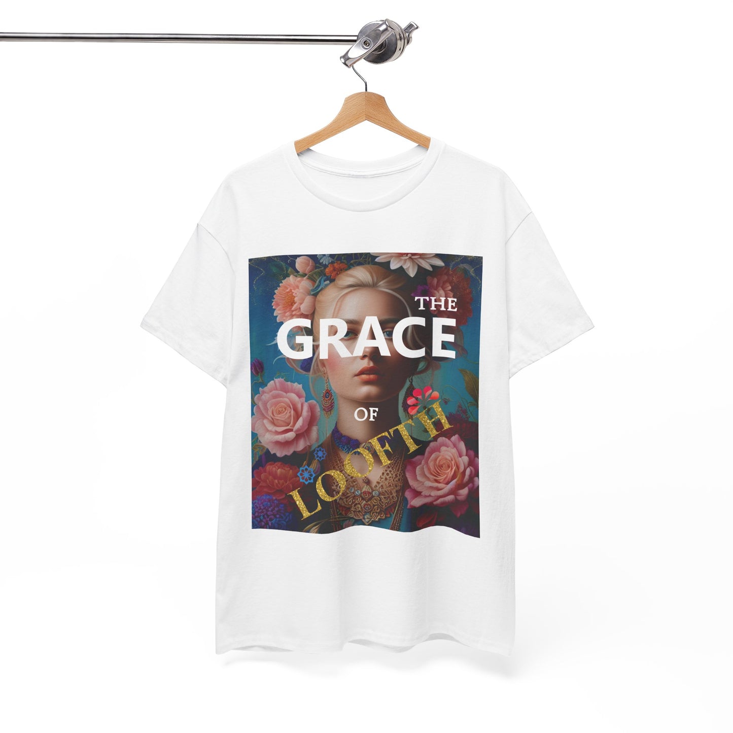 (F) Fleur de Grâce Unisex Heavy Cotton Tee
