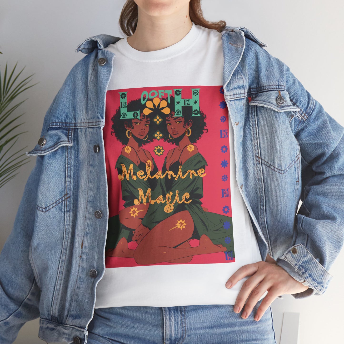 (F) Magie Ébène Unisex Heavy Cotton Tee