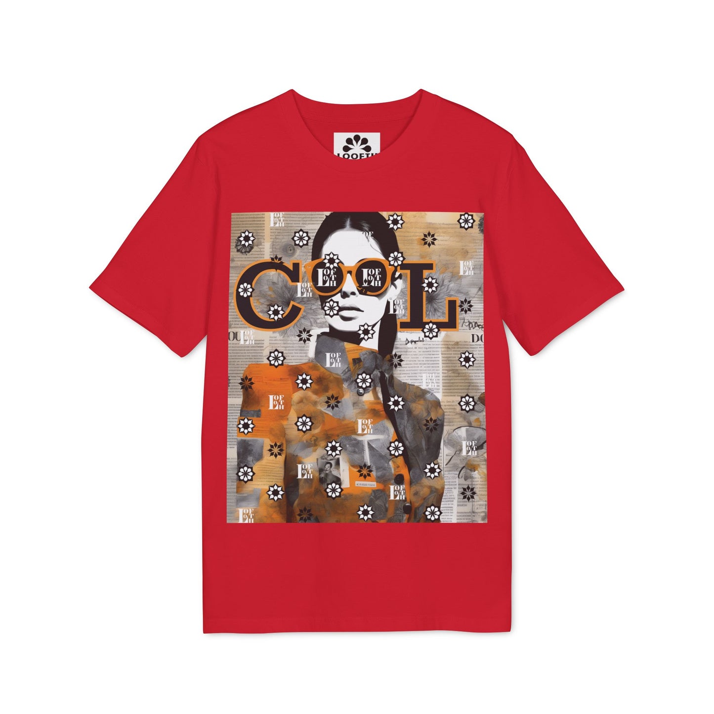 (F) Lunettes Chic Unisex Organic Combed Cotton Medium Fit T-shirt