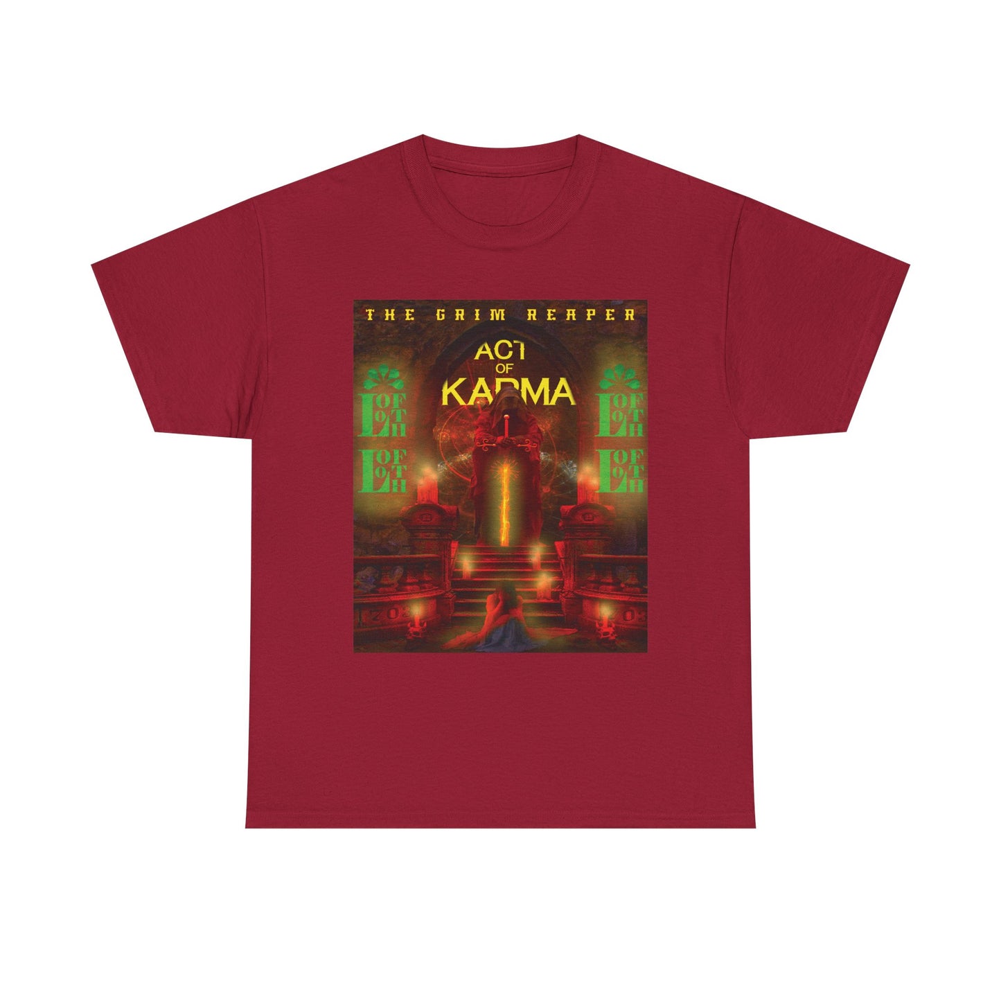(F) Karma Rouge Heavy Cotton Tee