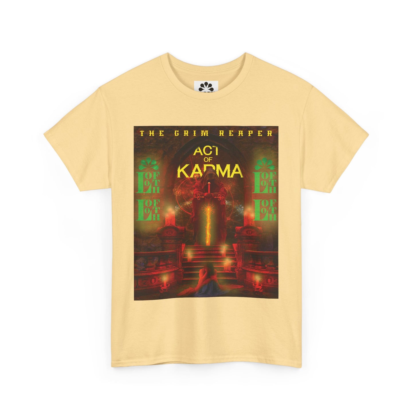 (M) Karma Rouge Unisex Heavy Cotton T-Shirt