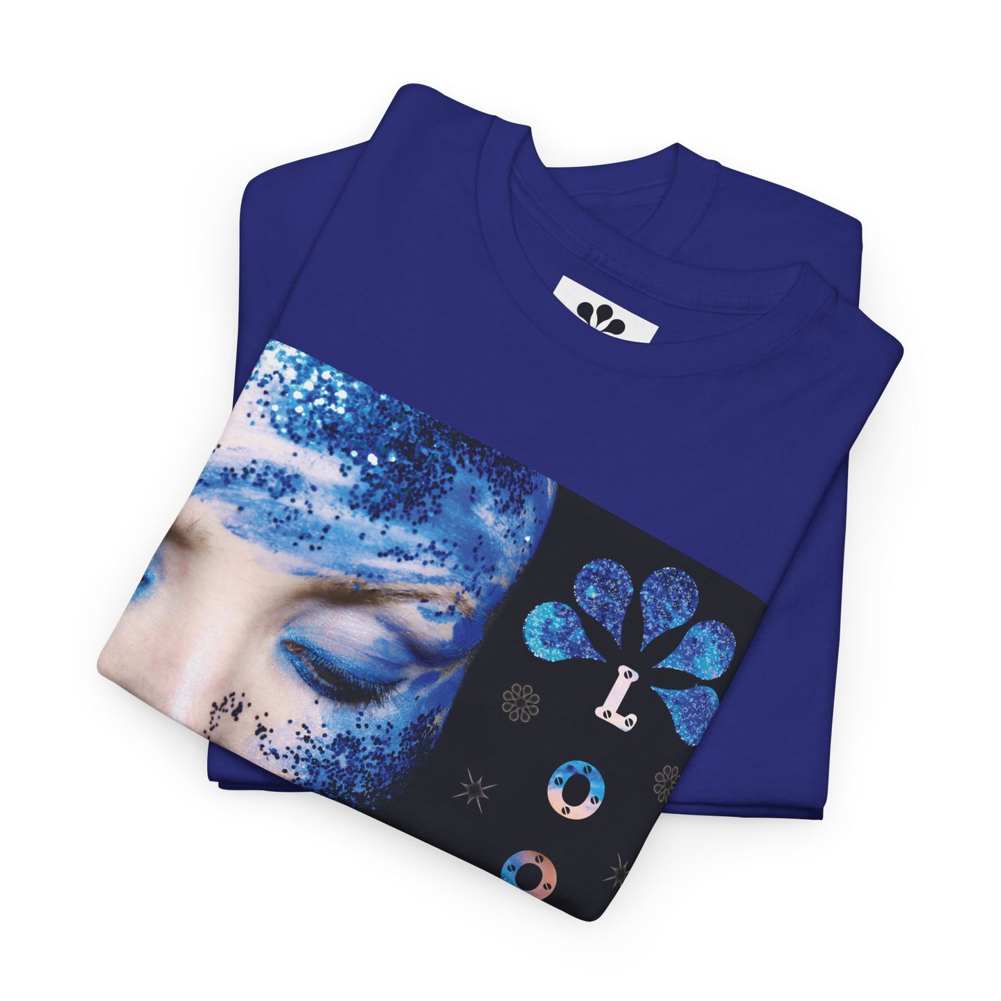 (F) Éclat Bleu Unisex Heavy Cotton Tee